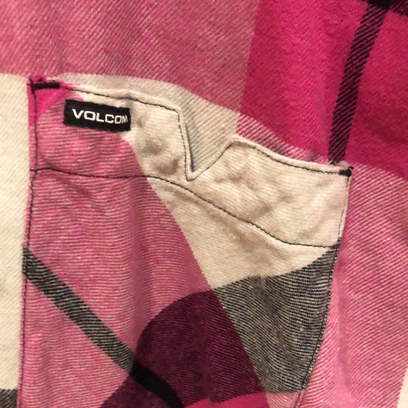 Volcom Womens Flannel Size XS - Picture 4 of 4